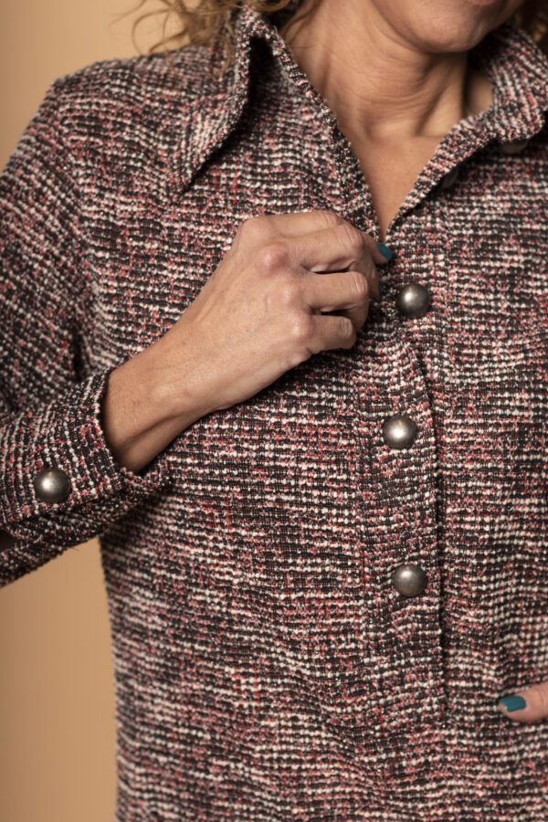 MOD 51B SHORT  DRESS TWEED - Imagen 4