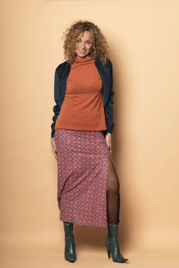 MOD 91 SKIRT BELLE SUÈDE - Imagen 2