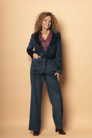 MOD 64 BLAZER BLUE VELVET