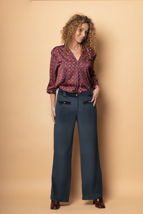 MOD 85 PANT BLUE VELVET - Imagen 4