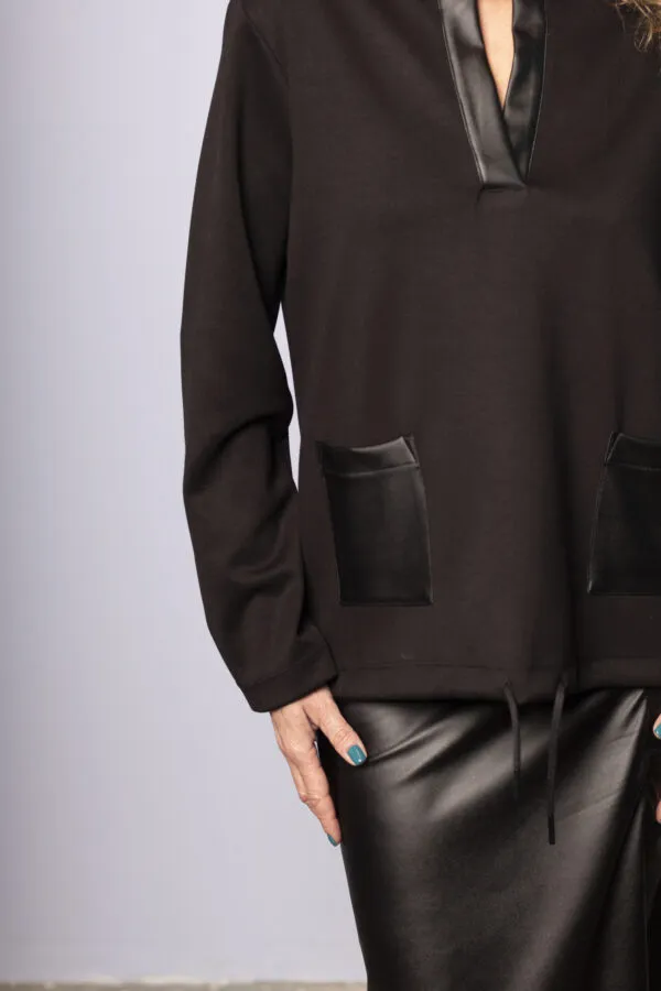 MOD 83 HOODIE TECNOSOFT CUIR - Imagen 3