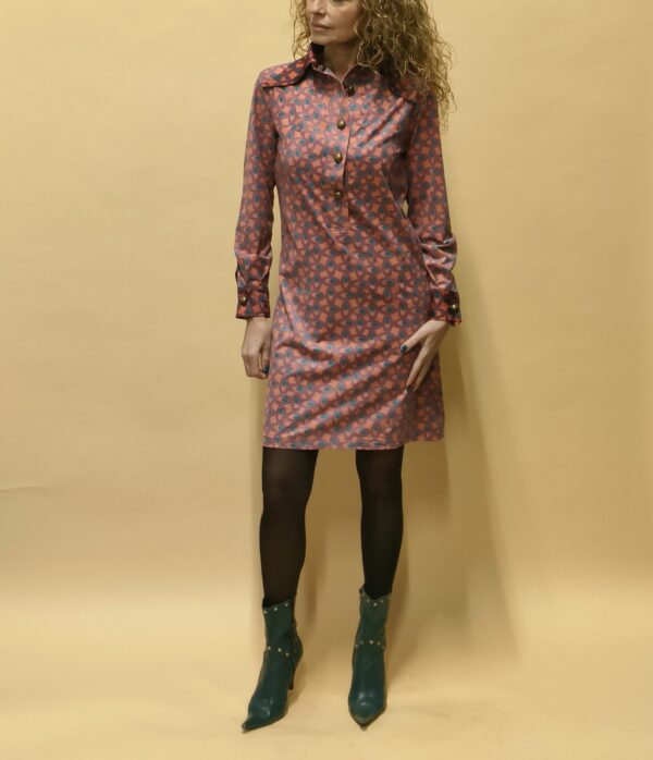 MOD 51 SHORT DRESS BELLE SUÈDE - Imagen 3