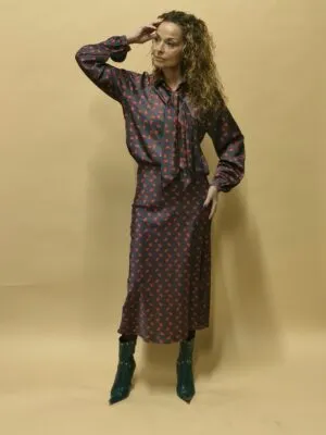 MOD 57 BLOUSE BELLE SATIN