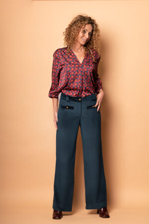 MOD 85 PANT BLUE VELVET