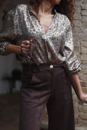 MOD 58 BLOUSE LEOPARD GLOW
