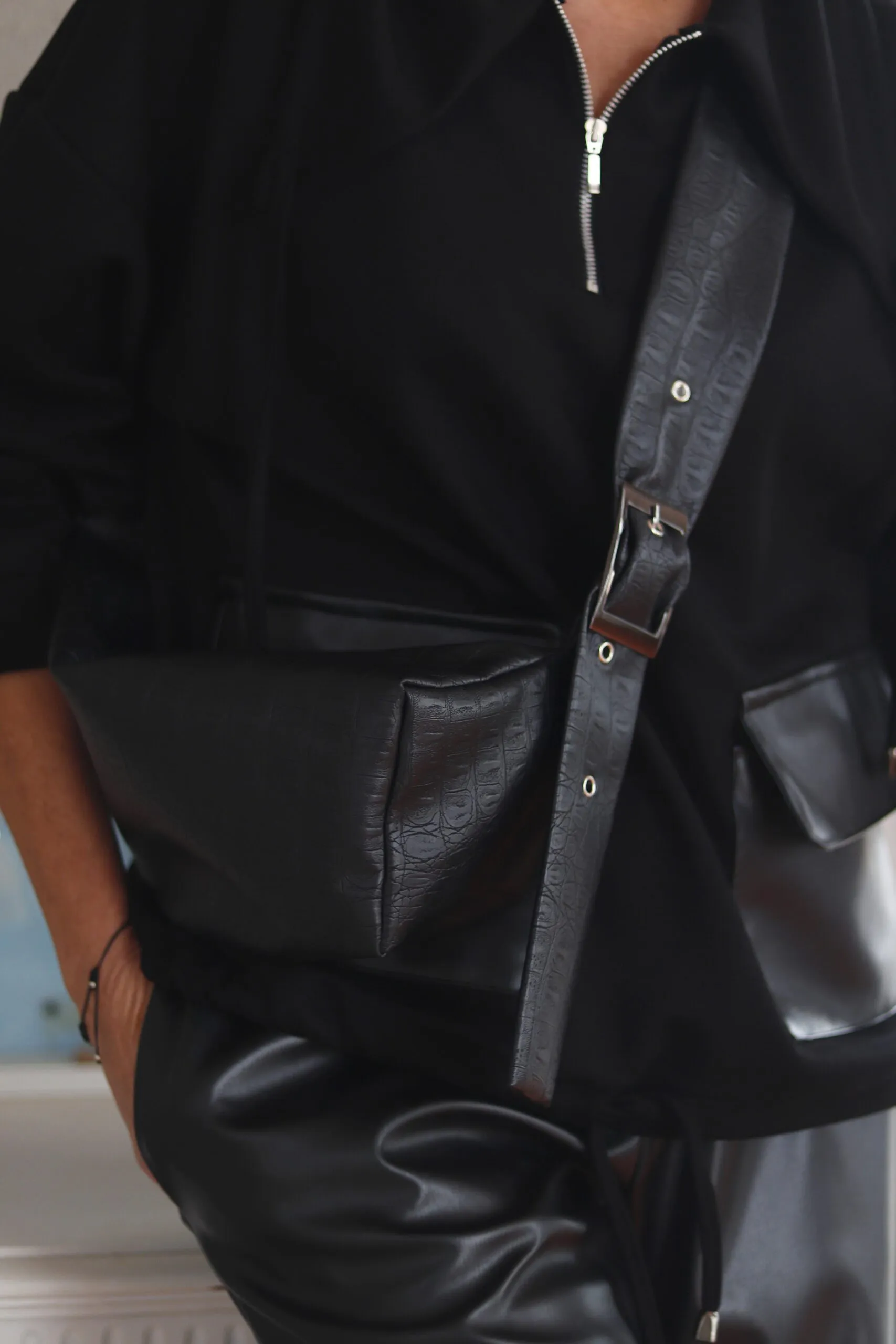 MOD 157 FANNY PACK CROCODILE - Imatge 4