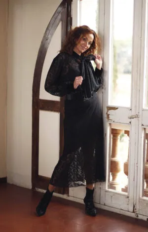 MOD 130 LONG SKIRT TECNOSOFT LACE